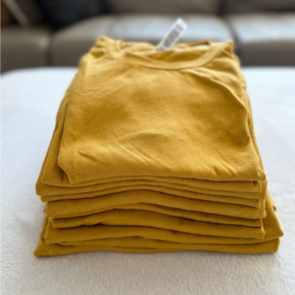 New Mustard Yellow Bella Canvas Shirts
